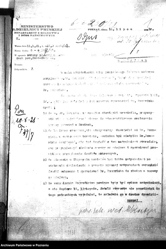 Obraz 5 z jednostki "Pow. lekarz Weterynaryjny Wolsztyn"