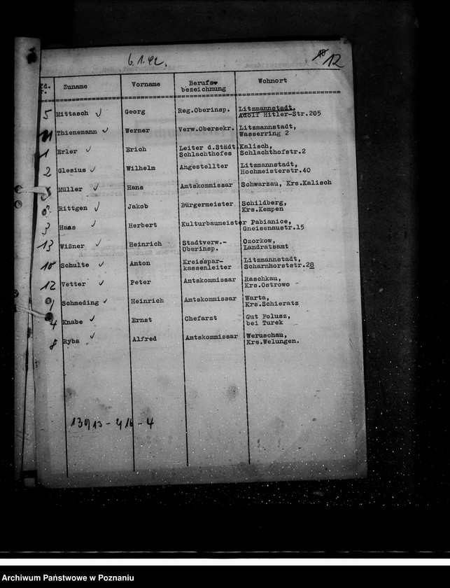 Obraz 16 z jednostki "Litzmannstadt (Łódź)- Kriegsverdienstkreuze"