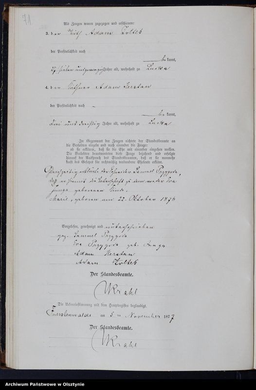 image.from.team "Urząd Stanu Cywilnego w Księżym Lasku pow. szczycieński"