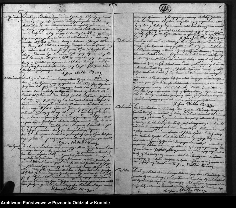 Obraz 6 z jednostki "Księga aktów urodzenia, małżeństw i zejścia"