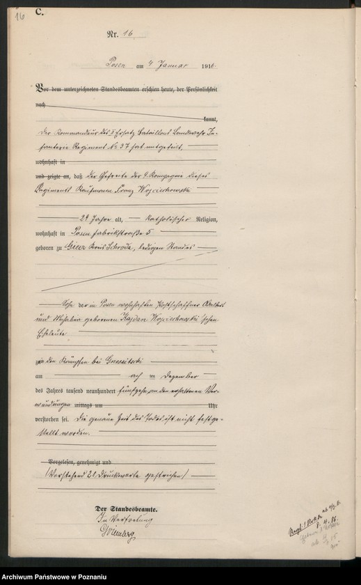 Obraz 18 z jednostki "Księga miejscowa zgonów tom I [Rejestr główny zgonów]"