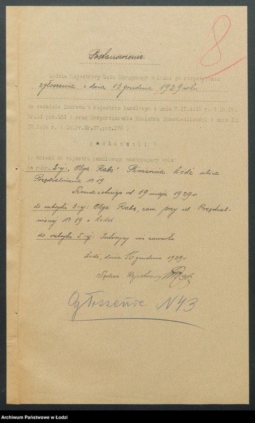 Obraz 10 z jednostki "Olga Raabe- piwiarnia"