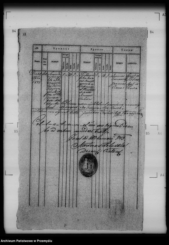 Obraz 15 z jednostki "[Kopie ksiąg metrykalnych parafii Siebieczów z filiami Leszczaków, Piwowszczyzna, Rusin, Wierzbiąż (dekanat Bełz)]"