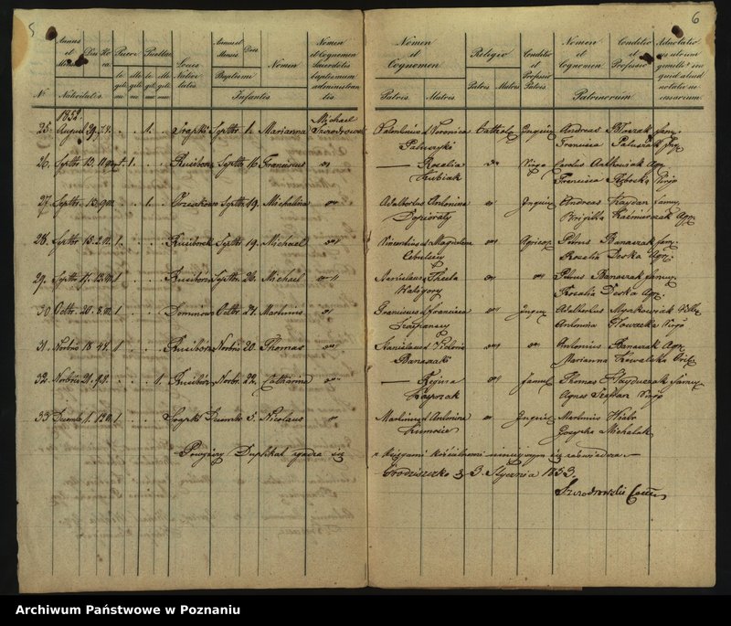 Obraz 5 z jednostki "Liber baptisatorum"