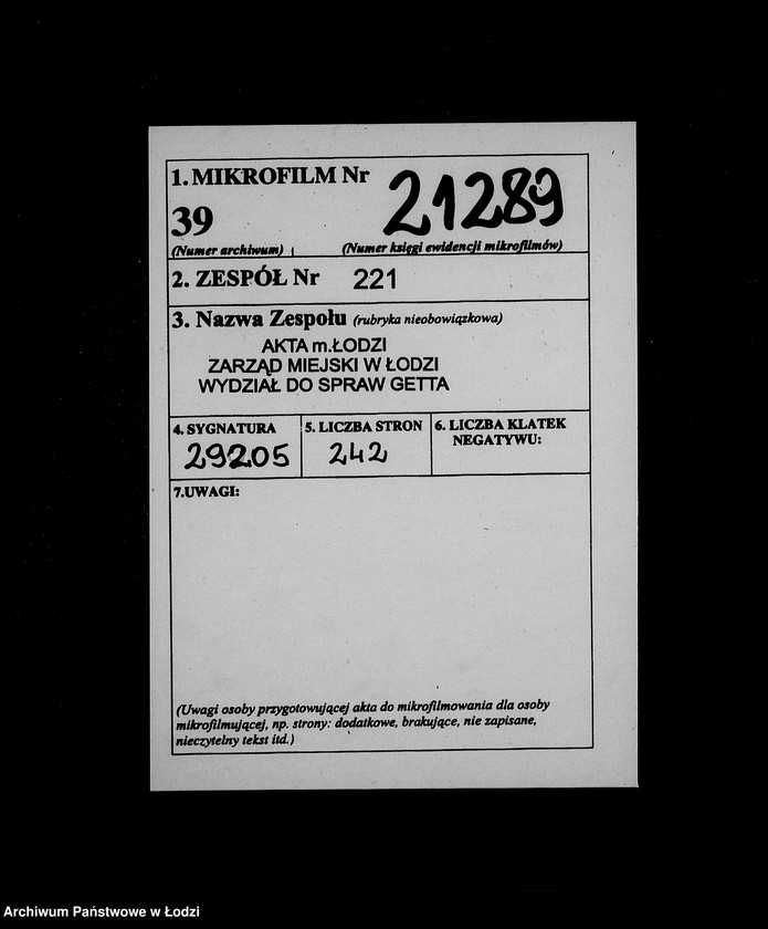 Obraz 2 z jednostki "Wöchentliche (monatliche) Tätigkeitsberichte des Ältesten der Juden"