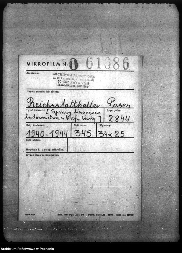 Obraz 2 z jednostki "Sprawy finansowania budownictwa w Kraju Warty"