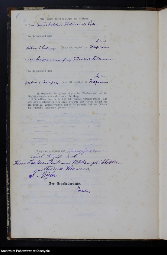 image.from.unit.number "Heiraths-Haupt-Register Nr 1 - 23"