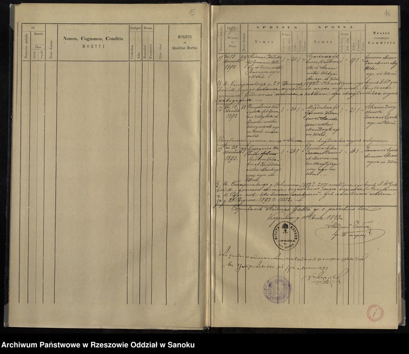 image.from.unit.number "Księga urodzeń, małżeństw i zgonów z lat 1892-1896, 1899-1902 dla miejscowości Krościenko i Wolica oraz księga zgonów z lat 1890-1914 dla miejscowości Liskowate"