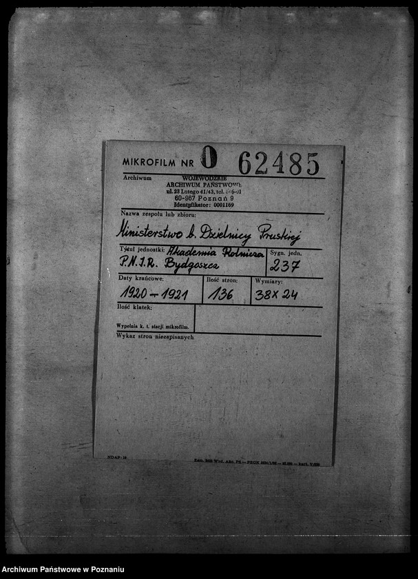 image.from.unit.number "Akademia Rolnicza Państw. Naukowego Instytutu Rolniczego Bydgoszcz"