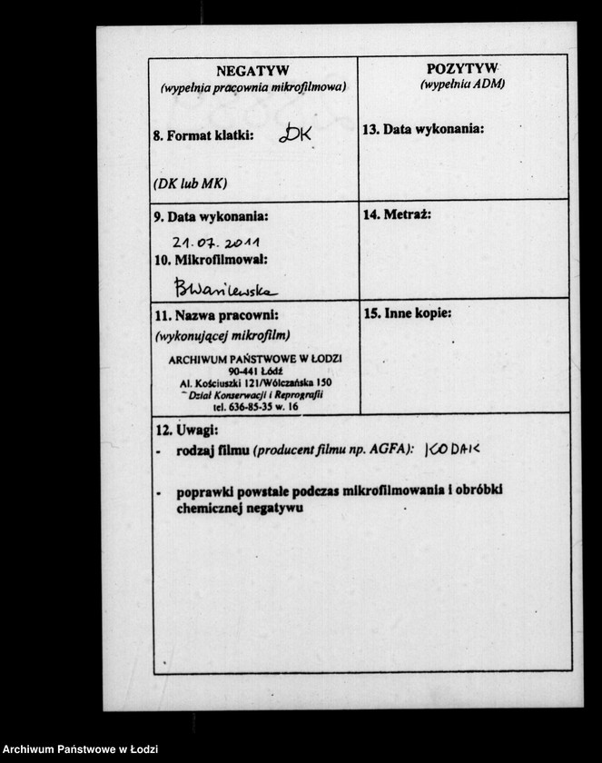 Obraz 3 z jednostki "Akta ławnika czynnego osady fabrycznej tyczące się cechu tkackiego"