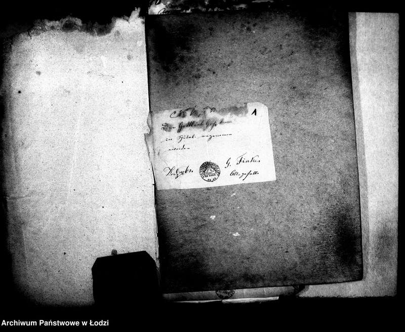 Obraz 6 z jednostki "Dowody przyjętych chorych do szpitala św. Aleksandra w Łodzi w 1861 r."