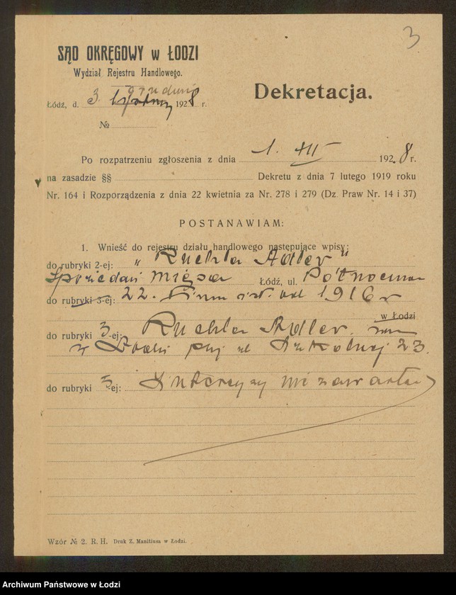 Obraz 5 z jednostki "Ruchla Adler – sprzedaż mięsa"