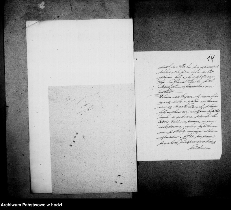 Obraz 13 z jednostki "Akta w przedmiocie pożyczki Andrzeja Jeżewicza"