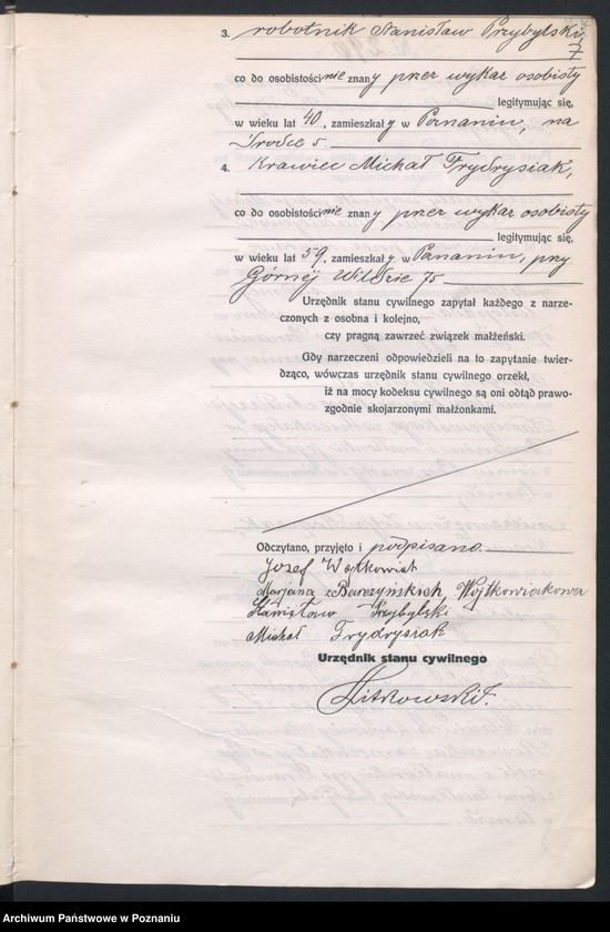 Obraz 9 z jednostki "Księga miejscowa małżeństw tom II [Rejestr główny małżeństw]"