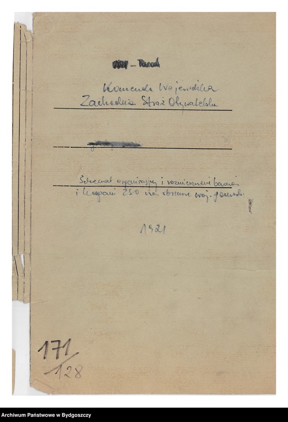 image.from.unit.number "Schemat organizacyjno-strukturalny oraz rozmieszczenie baonów i kompanii ZSO na terenie województwa pomorskiego - schematy, mapy"