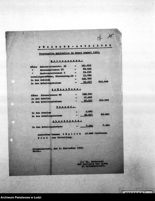 Obraz 10 z jednostki "[Sprawozdania i zestawienia statystyczne: ruch ludności, zatrudnienie, choroby zakaźne, wypadki, kontrole i inne]"