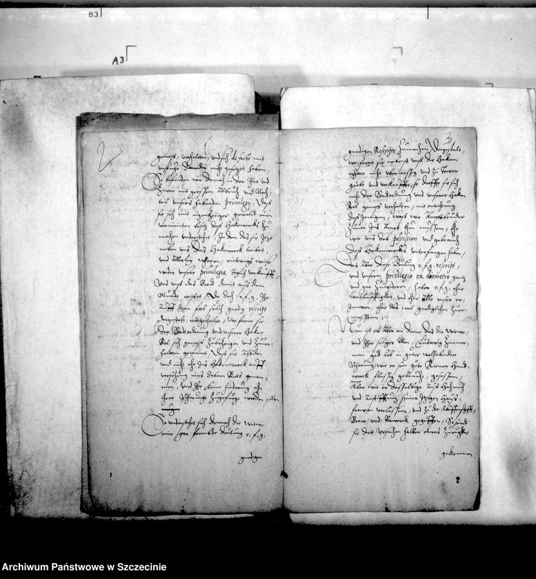 image.from.unit.number "Privilegien, Konzessionen und Zunftrollen der Höcker in Treptow a/R."