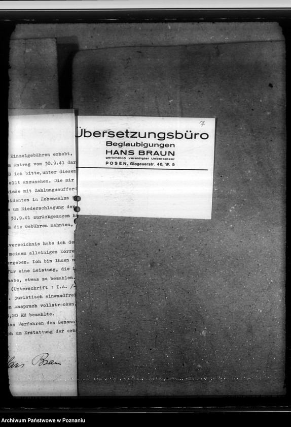 Obraz 11 z jednostki "Wasserzähler. Wasserverluste. Länderanteil an der Jagdscheinge bühr. Ausgleichszuschlag bei Lebendvieh und Ausgleichsabgabe auf frisches Fleisch"