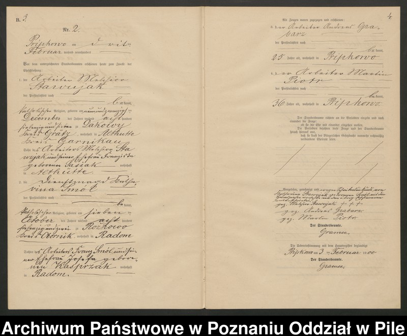 Obraz 5 z jednostki "Księga małżeństw"