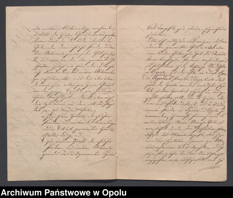 Obraz 5 z jednostki "[Testament Jana Langosch, budowniczego młynów i maszyn z Opola, sporządzony na rzecz jego żony Heleny z domu Koenig, kościoła oraz 3 synów jego brata]"
