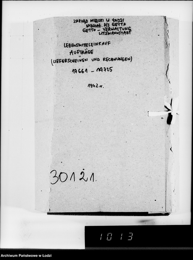 image.from.unit.number "Lebensmitteleinkauf. Aufträge, [Lieferscheinen und Rechnungen] 17661-17725"