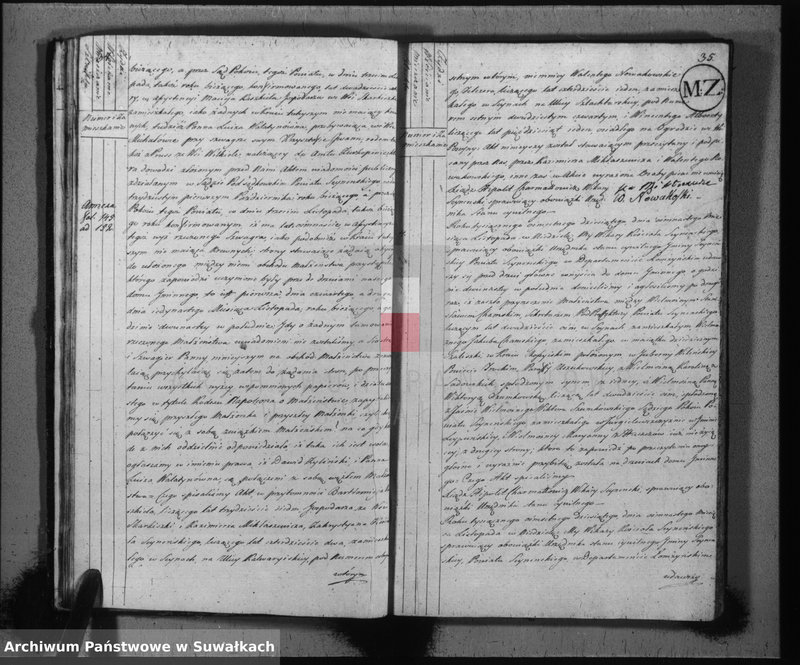 image.from.unit.number "Akta stanu cywilnego zaślubionych w gminie seyneńskiey od 1-go maja 1810 roku"
