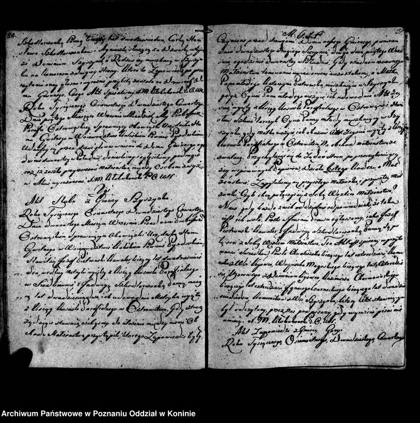 Obraz 18 z jednostki "Księga urodzonych, zmarłych, zaślubionych"