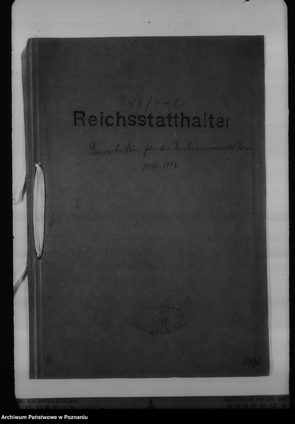 Obraz 4 z jednostki "Bauarbeiten für die Reichsuniversitât Posen"