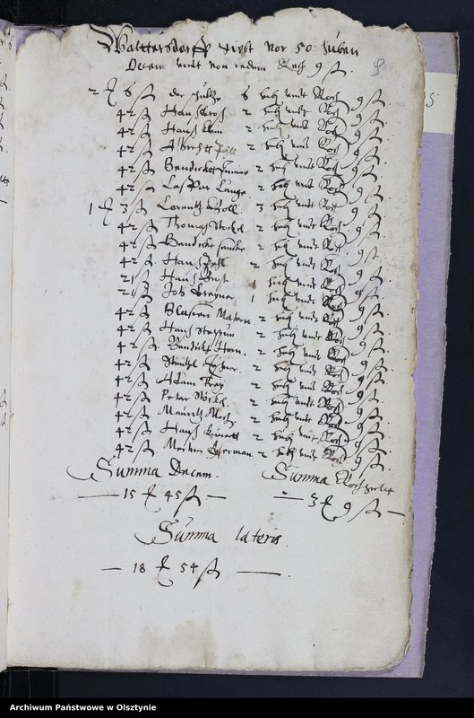 image.from.unit.number "Kirchen Rechnung des Kirchspiels Herzogswalde"