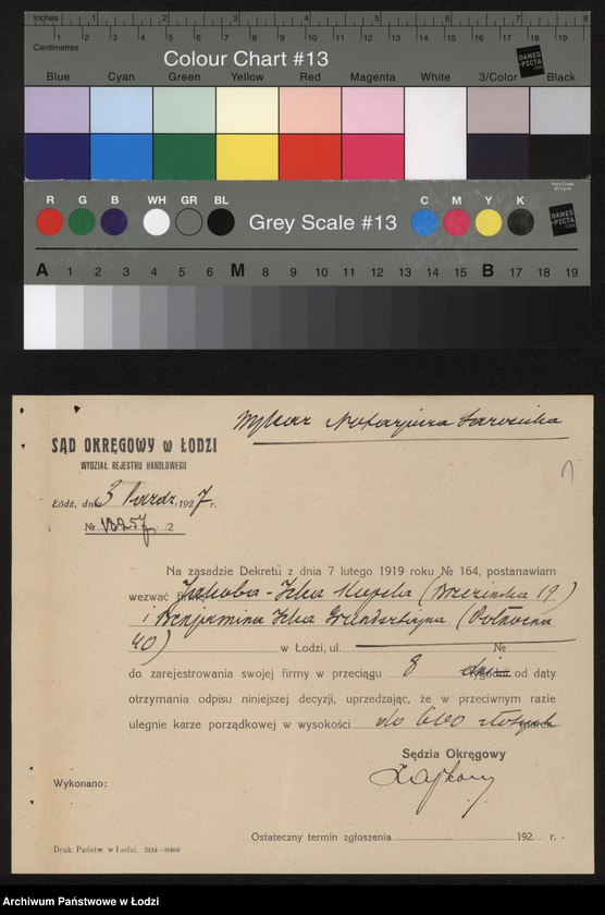 Obraz 3 z jednostki "Jakób Icek Kopel i Grundsztajn- odlewnia metali"