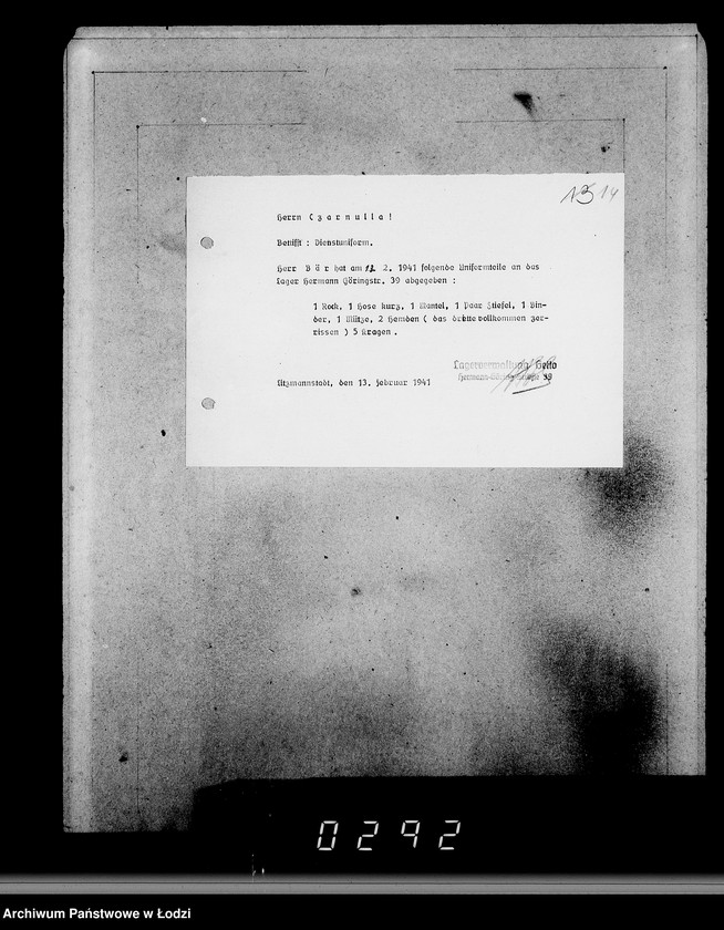 Obraz 18 z jednostki "Ausgeschiedene Dienstuniformen"