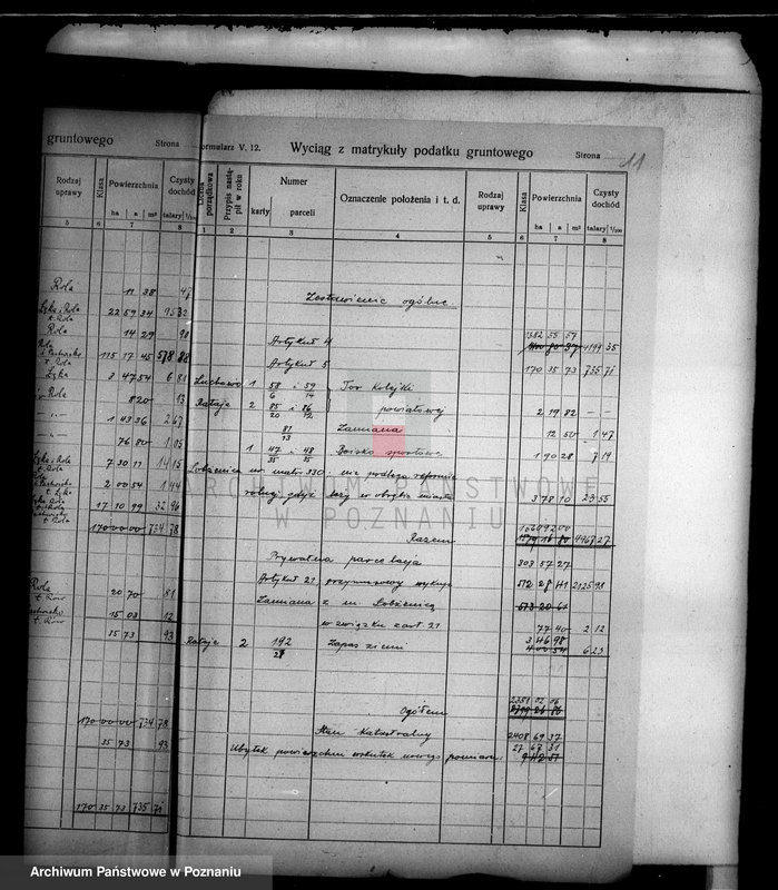 Obraz 15 z jednostki "Rejestr wyłączeń z art. 4 i 5 ustawy o wykonaniu reformy rolnej majątku Łobżenica powiatu wyrzyskiego"