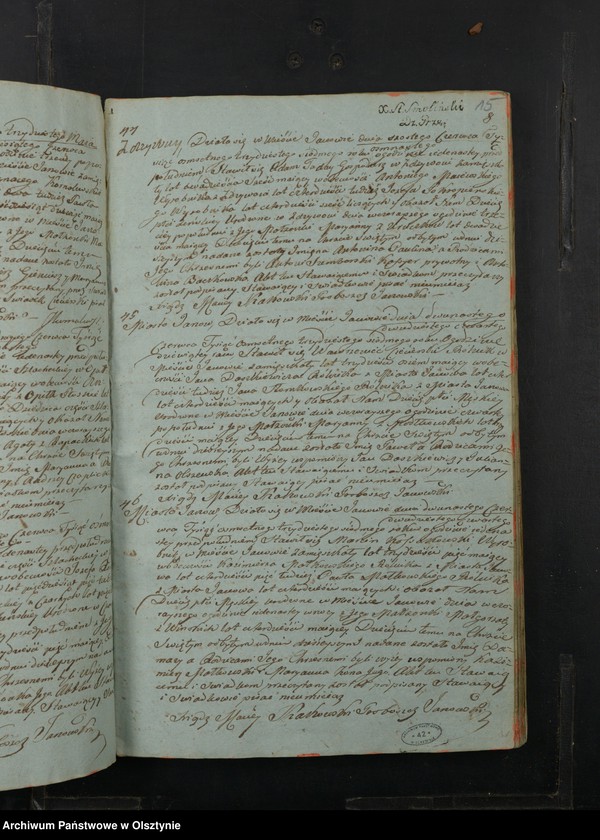 image.from.unit.number "Akta Urodzenia, Zeyścia i Małżeństw Parafij Janowskiey Obwodu Przasnyskiego Gubernij Płockiey z Roku 1837"