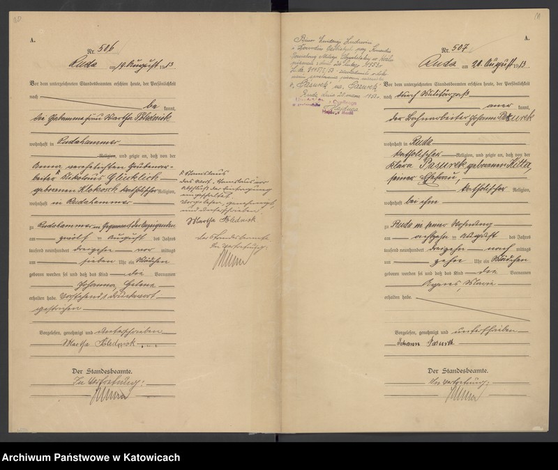 image.from.unit.number "Księga urodzeń nr 498 – 854 tom II"