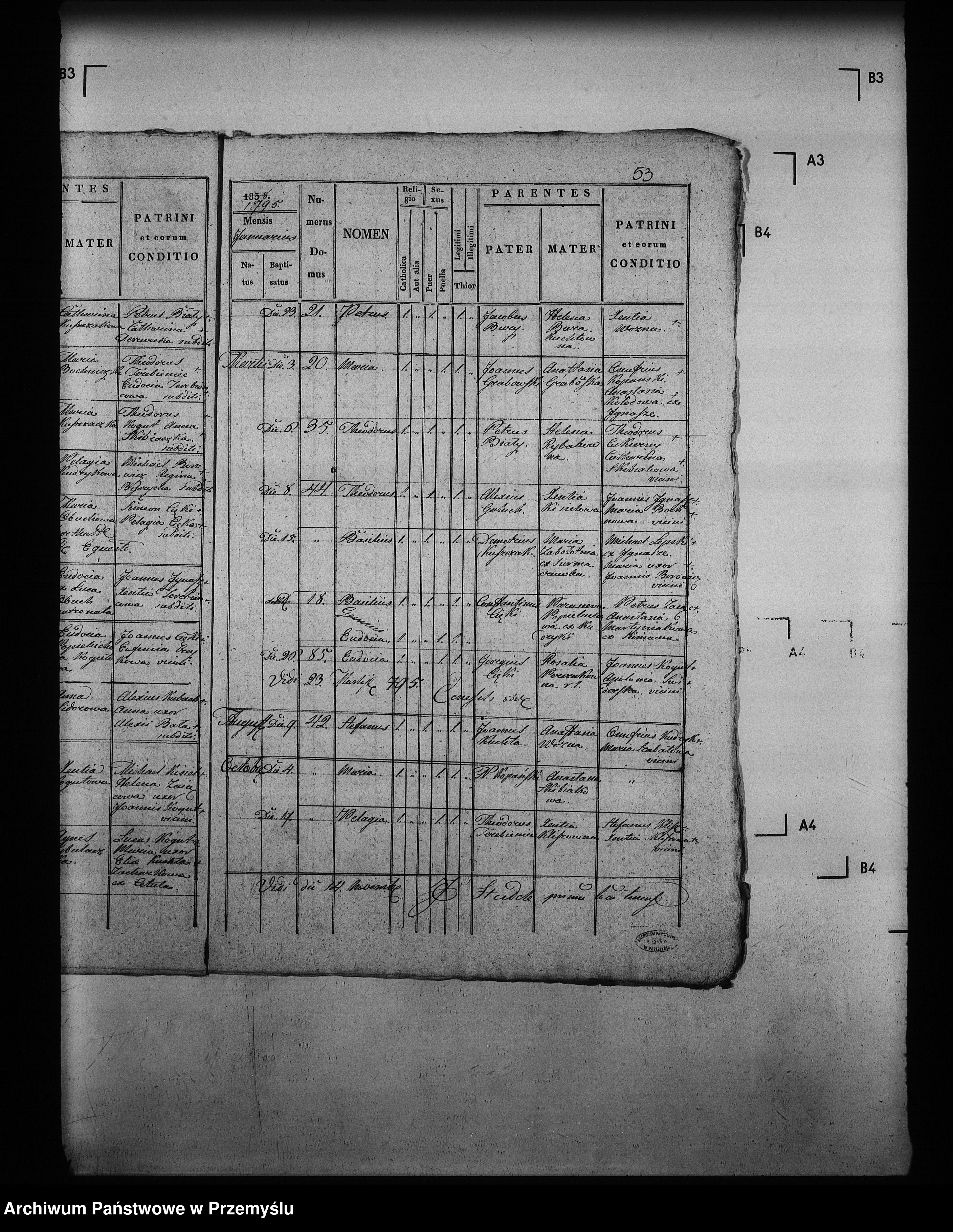 Skan z jednostki: [Kopie ksiąg metrykalnych parafii Cetula z filią Radawa (dekanat Jarosław)]