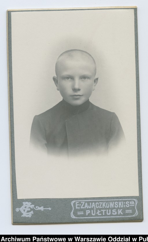 Obraz 46 z kolekcji "Chłopcy w niebieskich mundurkach... - uczniowie pułtuskiego Gimnazjum z okresu I wojny światowej"