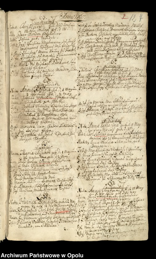 image.from.unit.number "Taufbuch 1765-1776 Bd. IV"