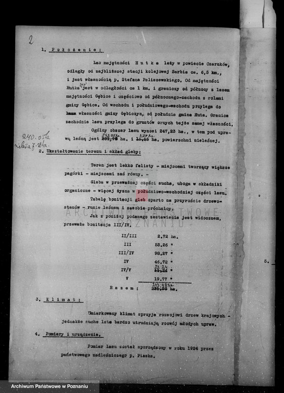 Obraz 6 z jednostki "/Nadzór nad gospodarką leśną w majętności Hutka w powiecie czarnkowskim"