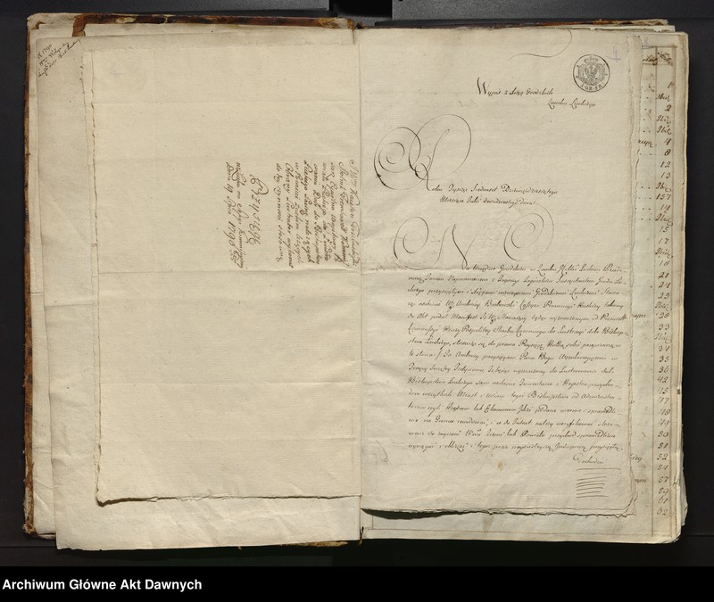 image.from.unit.number "Juramenty lustratorów dóbr biskupstwa łuckiego, series artykułów i opisan w tym Dziele znajduiących się, lustracja dóbr biskupstwa łuckiego, skargi, petycje i supliki w sprawie ucisku, sumariusz intraty dóbr biskupstwa łuckiego, wójtostwo torczyńskie w woj. wołyńskim."