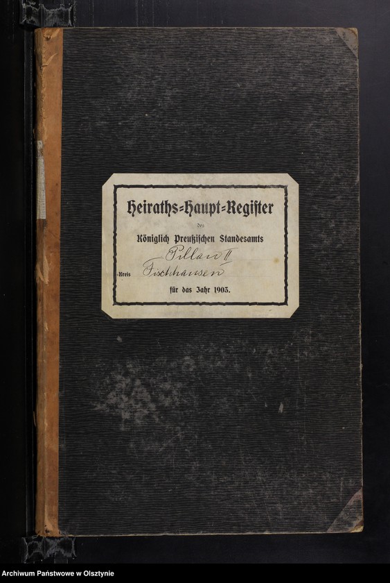 image.from.unit.number "Heiraths-Haupt-Register Nr 1 - 26"