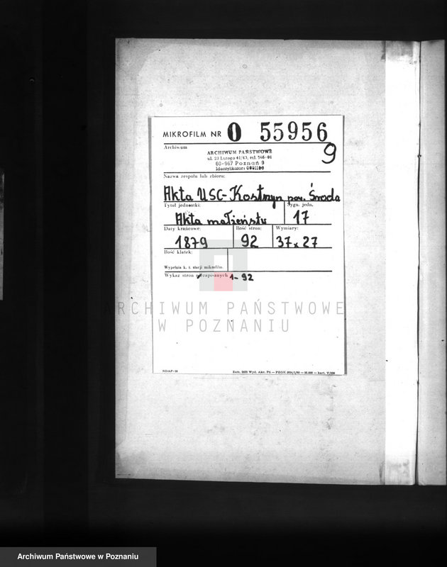 Obraz 2 z jednostki "Księga małżeństw"