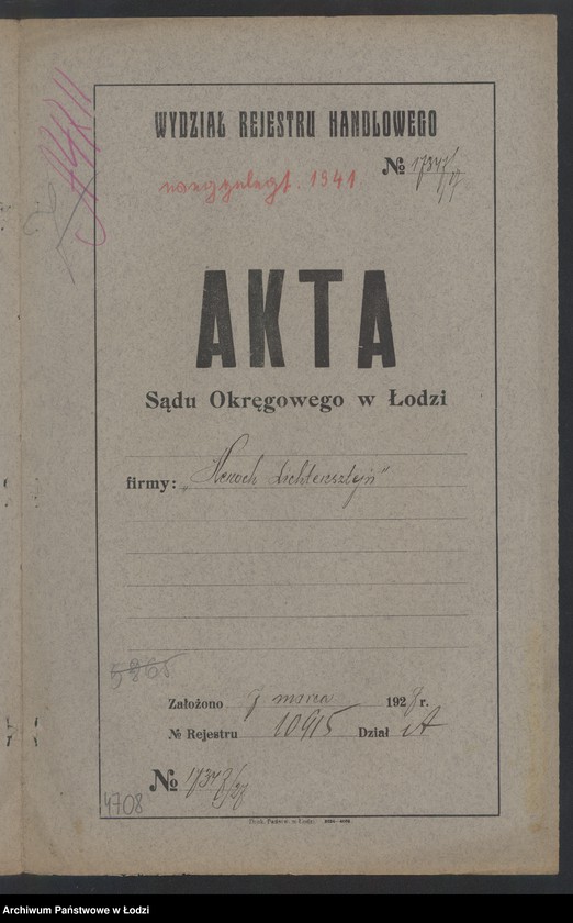 Obraz 2 z jednostki "Henoch Lichtensztejn – sklep spożywczy"