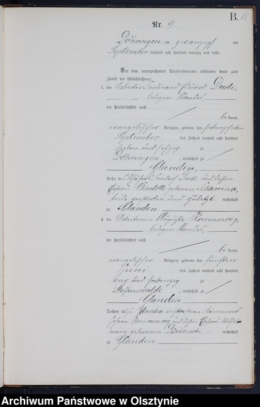 image.from.unit.number "Heiraths-Neben-Register Nr 1 - 21"