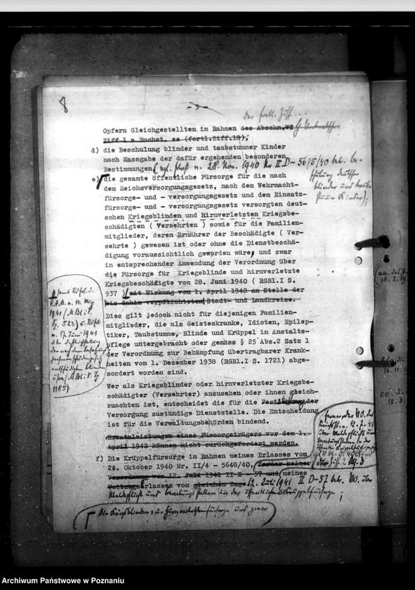 Obraz 12 z jednostki "Vorläufige Handhabung der öffentlichen Fürsorge"