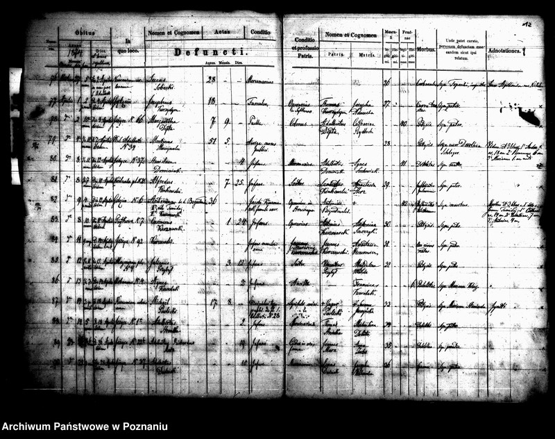 Obraz 8 z jednostki "Księga zgonów"