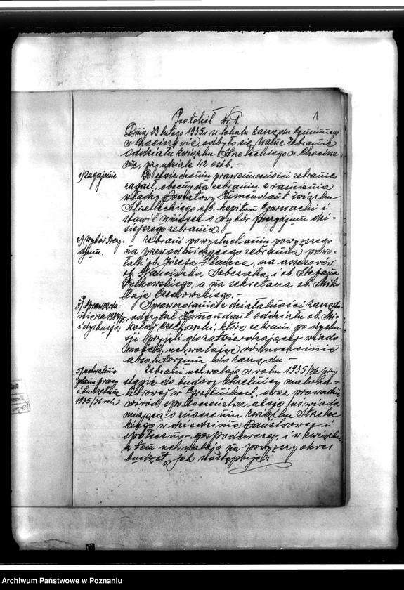 Obraz 5 z jednostki "Protokoły zebrań"