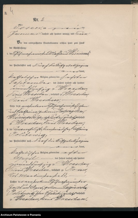 Obraz 6 z jednostki "Księga małżeństw t. I"