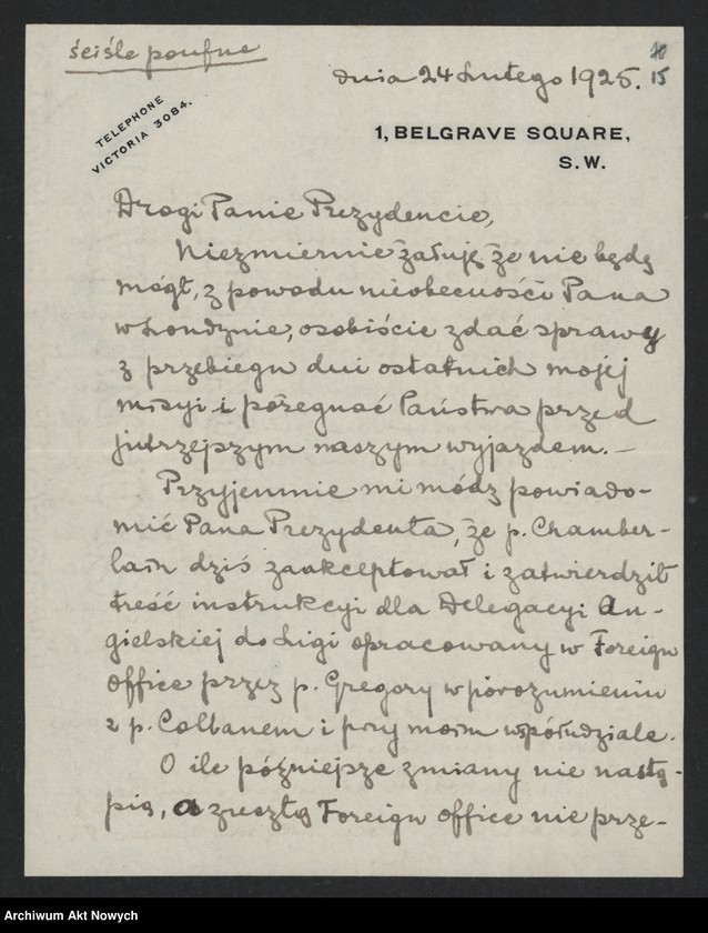 image.from.unit.number "Ciechanowski Jan (dyplomata); Załączniki: a) umowa J. Ciechanowskiego i odpowiedź prez. C. Codige