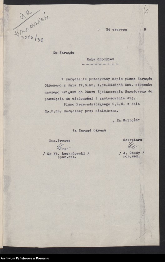 Obraz 9 z jednostki "Chodzież - akta delegata powiatowego."