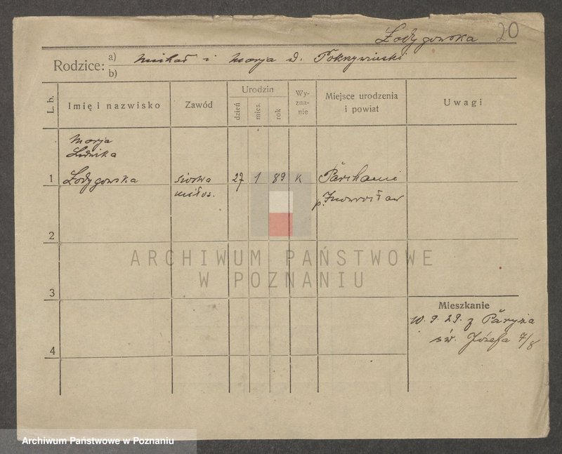 Obraz 20 z jednostki "Łodygowski - Łopuszyński"